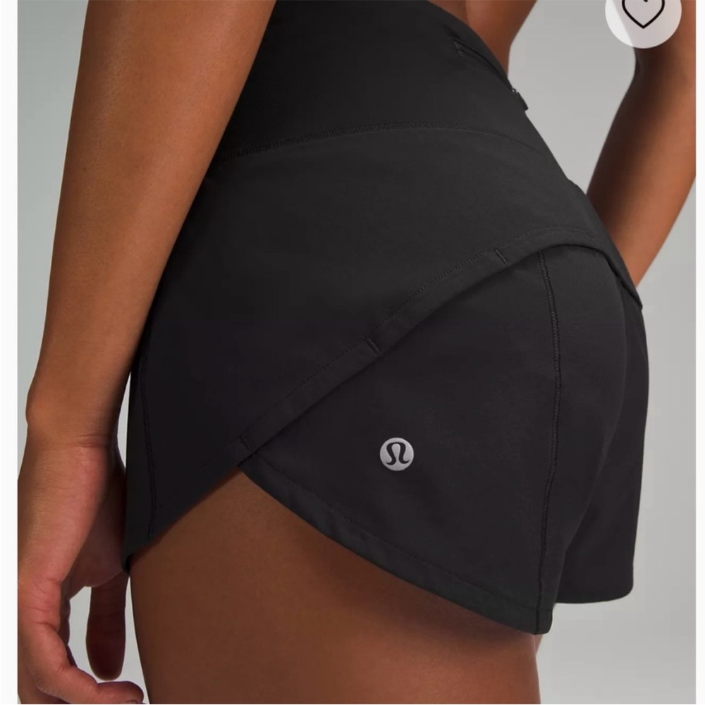 lululemon athletica Women's Sleek Black Athletic Shorts